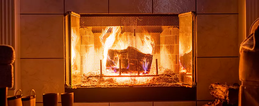 Mendota Hearth Landscape Fireplace Installation in Williamsport, Pennsylvania