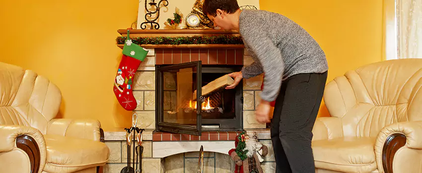 Rusted Metal Fireplace Restoration in Williamsport, Pennsylvania